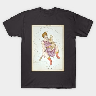 Auriga Constellation from Urania's Mirror T-Shirt